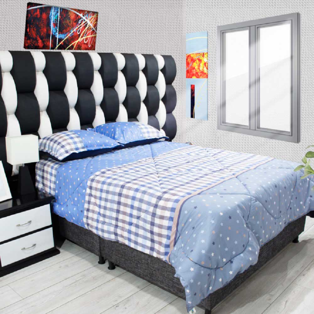 Comforter unifaz cama doble Ref. ACL 012-2021 – HomeDream