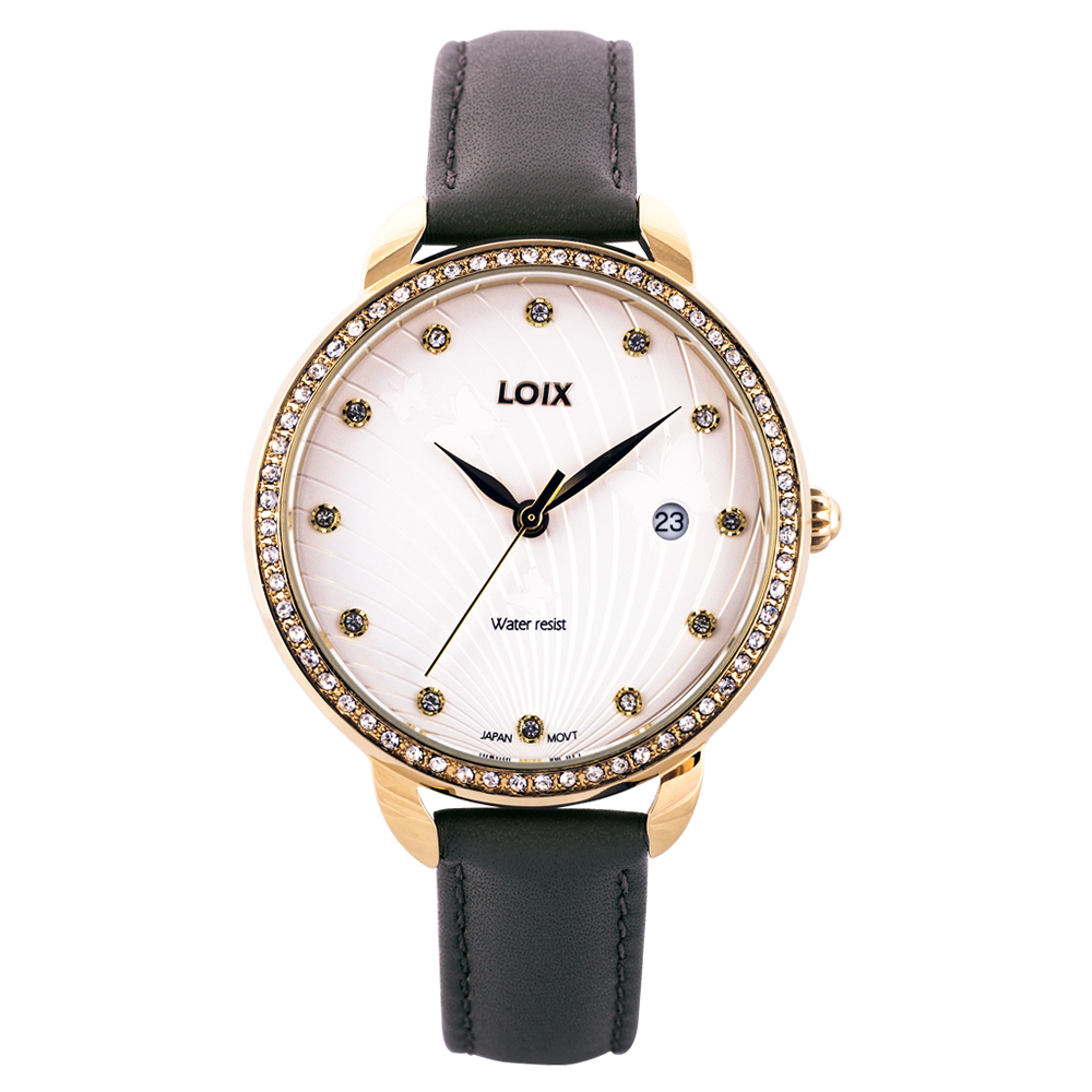 Reloj para Dama Gold/Gris Ref. L1114-3 – LOIX