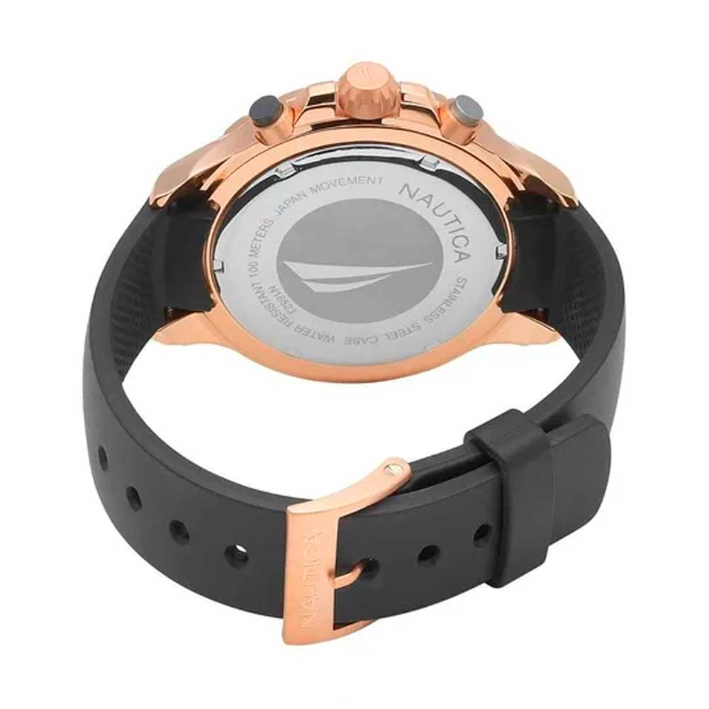 Reloj para hombre en silicona color negro – Náutica / N18523G