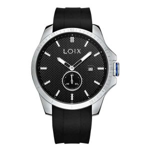 Reloj Loix Hombre Negro/Plateado Ref L2108-2