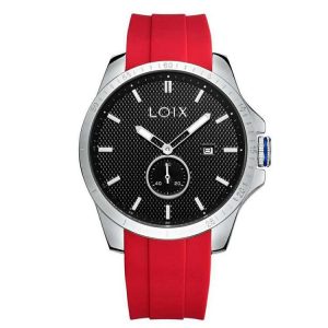 Reloj Loix Hombre Rojo/plateado Ref L2108-6