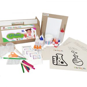 Kit artístico XL de 8 actividades  para niños Ref M0053