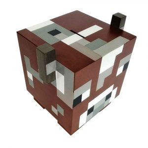 Alcancía mediana Minecraft Vaca Ref. MN007AMM