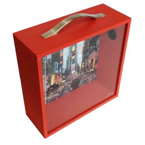 Alcancía grande New York vidrio frontal Ref. MN018AGV