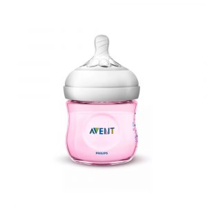 Tetero Natural 2.0 4 OZ Rosado Marca Avent Ref. SCF031-17