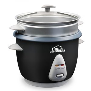 Olla Arrocera Automática + Vaporera Marca Home Elements Ref. HERC-190N