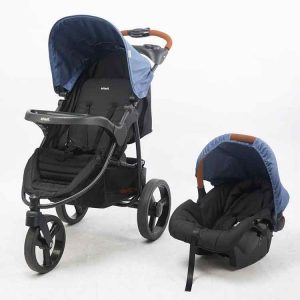 Coche Travel P60 System Melange Azul Ref. P60-MELANGE BLUE
