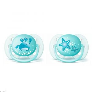 Chupo Ultra Soft 0-6 Meses Azul Marca Avent Ref. SCF226-20