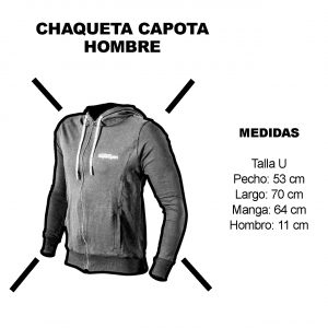 Chaqueta Capota Para Hombre Rojo Super Open Ref. Chcahm02-rj