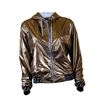 Chaqueta Metalizada Mujer Camel Ref. chmetal08-cam