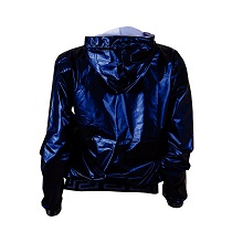 Chaqueta Metalizada Mujer Azul Ref. chmetal08azu